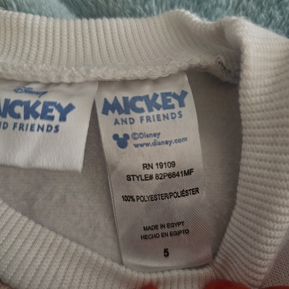 Disney Pink and Blue Sweatshirt with Iconic Characters - Picture 4 of 4